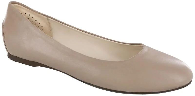 Trendy Chunky Heel Pumps for Casual Wear--LACEY MUSHROOM | Lacey Slip On Loafer at Brandy's Shoes Made in USA