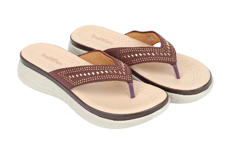 Versatile Heeled Sandals for Any Occasion---Ladies Comfort Chappal 912802