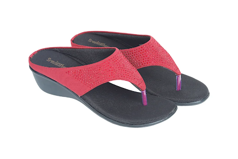 Versatile Heeled Sandals for Any Occasion---Ladies Comfort Chappal 912807