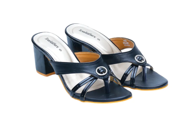 Versatile Heeled Sandals for Any Occasion---Ladies Heel Chappal 410101