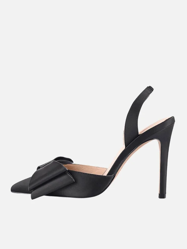 Stiletto Heel Pumps with Perfect Fit--Lee - Black-Fashionable & Classic