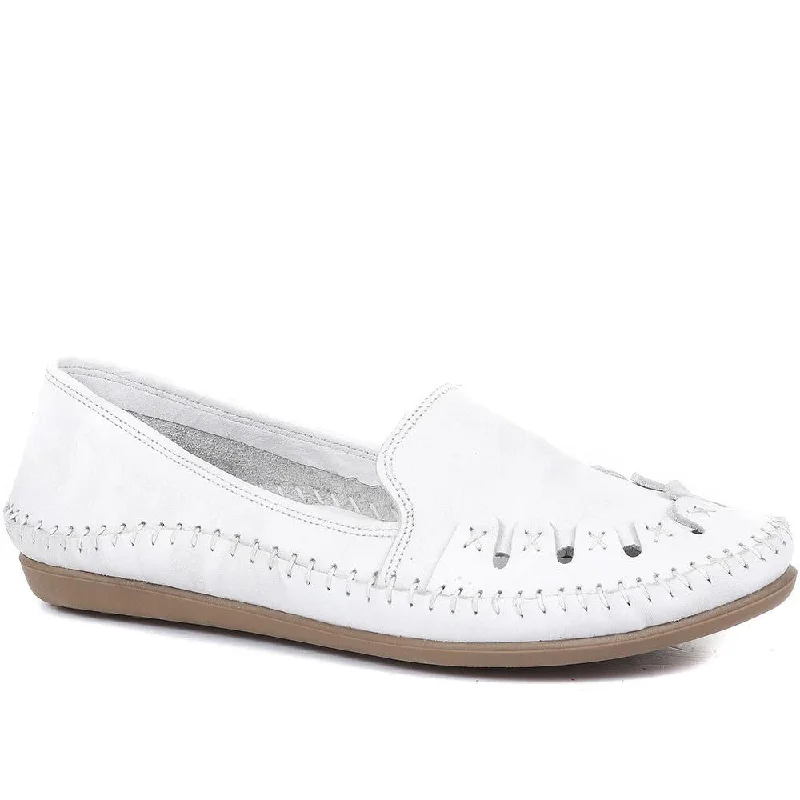 Leather Slip-On Pumps - GOKH29000 / 316 901---Comfortable Leather Pumps for Office and Everyday Wear