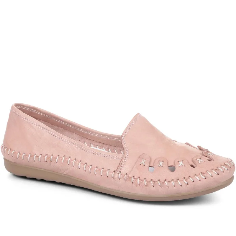 Leather Slip-On Pumps - GOKH29000 / 316 901---Comfortable Leather Pumps for Office and Everyday Wear