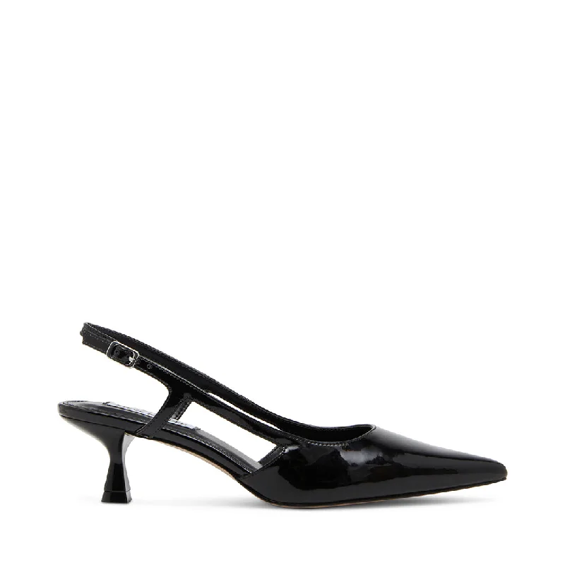 Versatile Heeled Sandals for Any Occasion---LEGACI BLACK PATENT