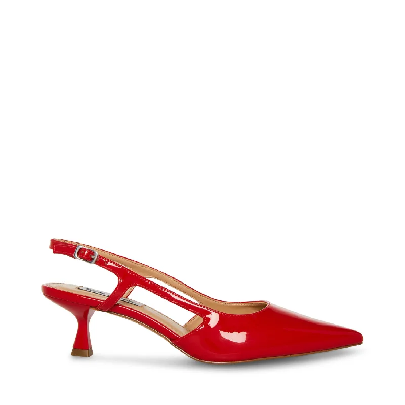 Versatile Heeled Sandals for Any Occasion---LEGACI RED PATENT