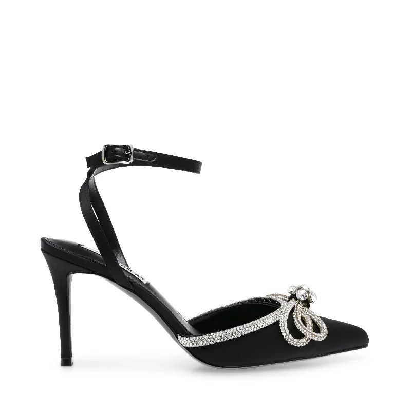 LEIA BLACK---Fashionable Kitten Heels for Date Night