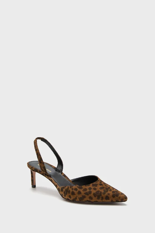 Stiletto Heel Pumps with Perfect Fit--Leopard Caroline Heels-Fashionable & Classic