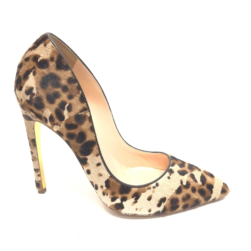 Stiletto Heel Pumps with Perfect Fit--Leopard Print Shoes Heels Stiletto Cmc, Size 7.5-Fashionable & Classic