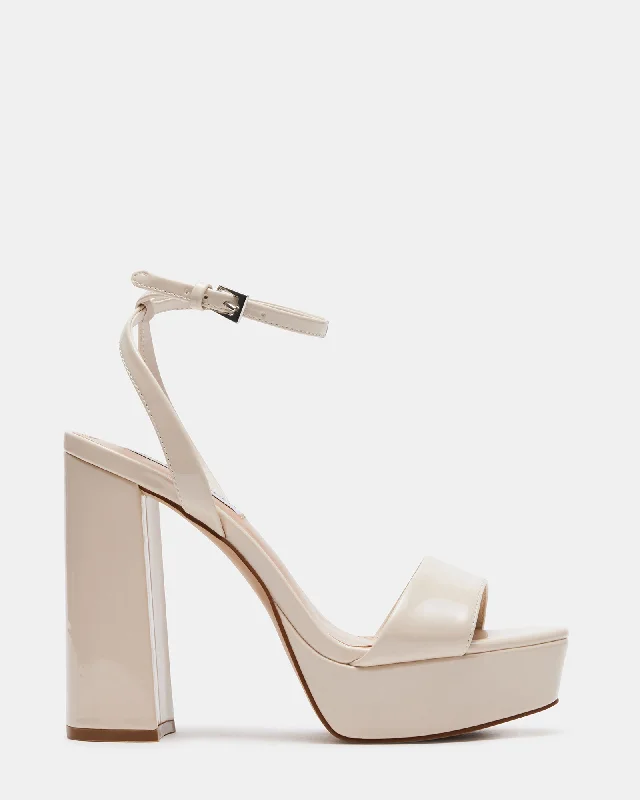 Versatile Heeled Sandals for Any Occasion---LESSA BONE PATENT