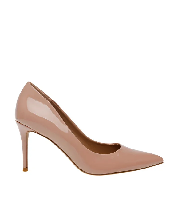 LILLIE BLUSH PINK---Fashionable Kitten Heels for Date Night