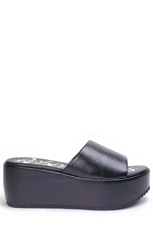 Lily Black Vegan Leather---Comfortable Leather Pumps for Office and Everyday Wear