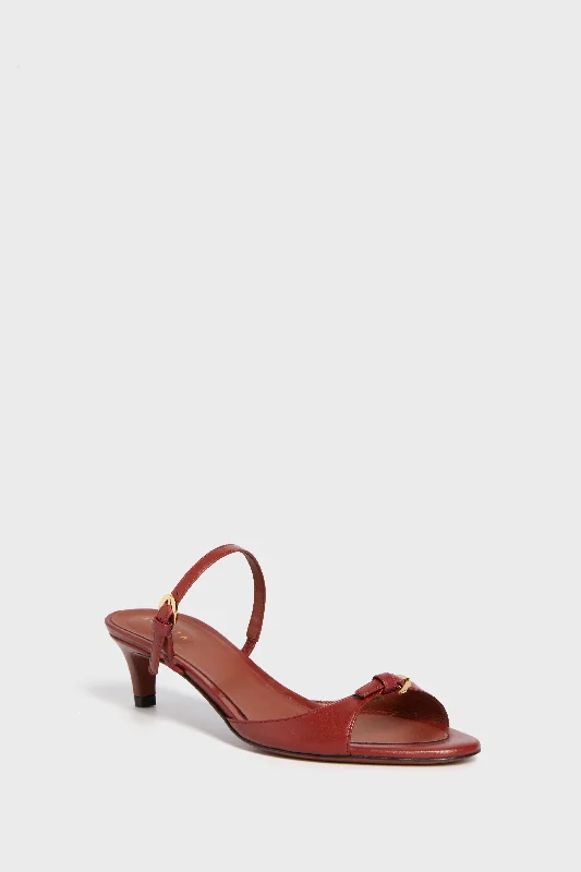 Stiletto Heel Pumps with Perfect Fit--Lipstick Red Nappa La Capricciosa Heels-Fashionable & Classic