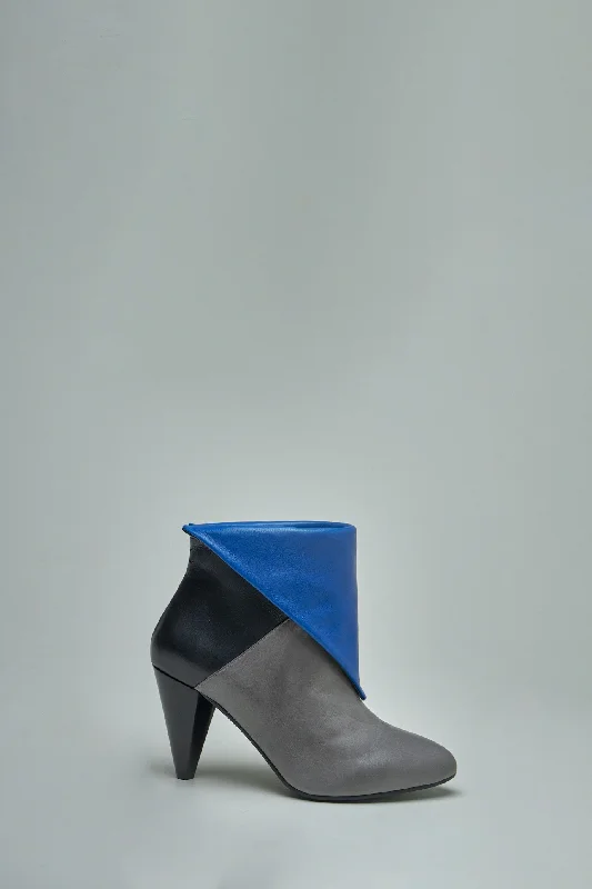 Lise Black grey blue---Fashionable Kitten Heels for Date Night