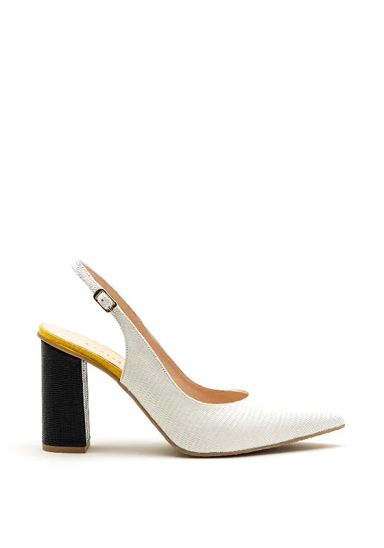 Versatile Heeled Sandals for Any Occasion---Lodi Sorea Colour Block Sling Back Heel, Multi