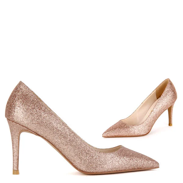 LONDON HEEL - glitter---Trendy Glitter Heels for a Glamorous Look