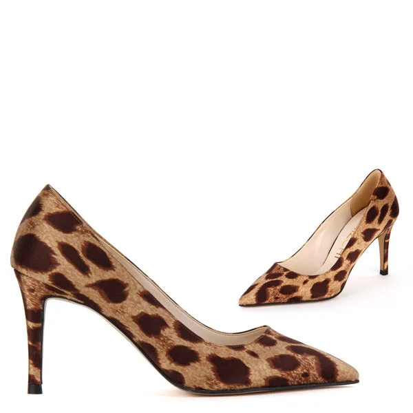 Versatile Heeled Sandals for Any Occasion---LONDON HEEL - leopard