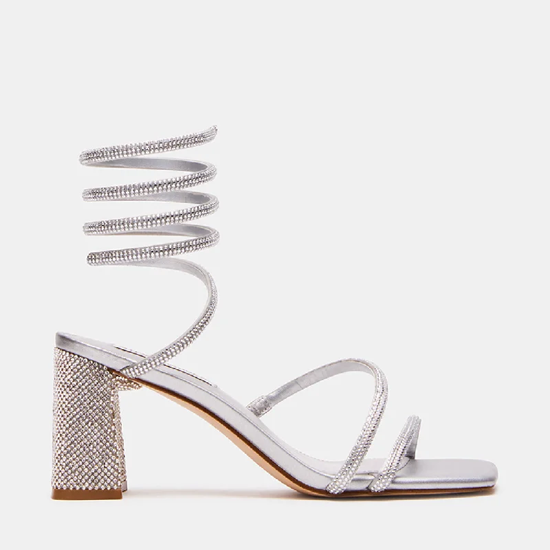 Versatile Heeled Sandals for Any Occasion---LOPEZZ SILVER MULTI