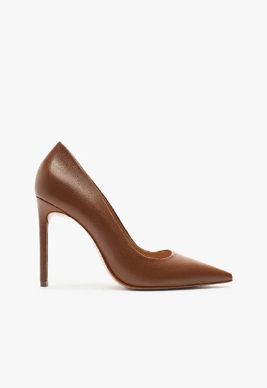 Lou Leather Pump---Comfortable Leather Pumps for Office and Everyday Wear