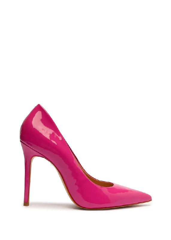 Stiletto Heel Pumps with Perfect Fit--Lou Pump - Hot Pink-Fashionable & Classic