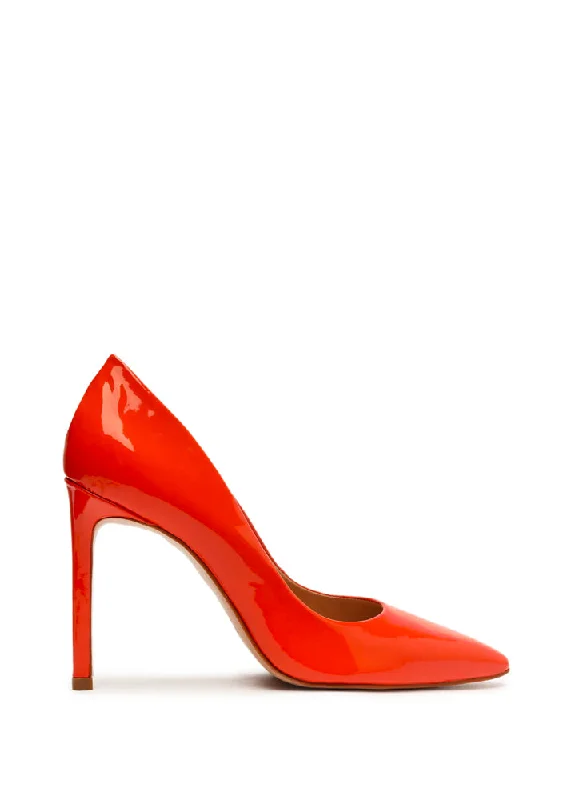 Stiletto Heel Pumps with Perfect Fit--Lou Pump - Laranja-Fashionable & Classic