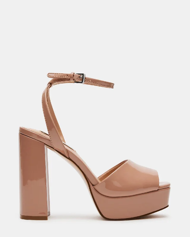 Versatile Heeled Sandals for Any Occasion---LOURDES BLUSH PATENT