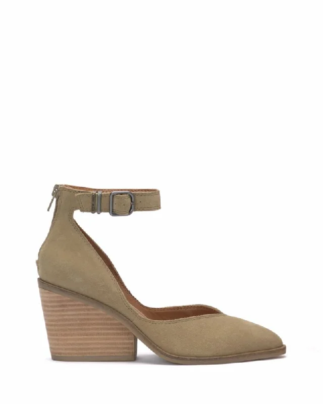 Lucky Brand Women's Stephi Green M---Fashionable Kitten Heels for Date Night