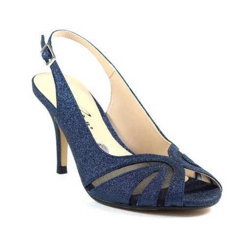 Versatile Heeled Sandals for Any Occasion---Lunar Womens/Ladies Sariyah Sling Back Court Shoes