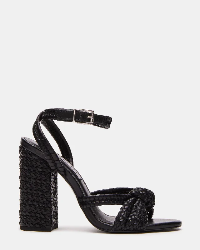 Versatile Heeled Sandals for Any Occasion---MALOU BLACK