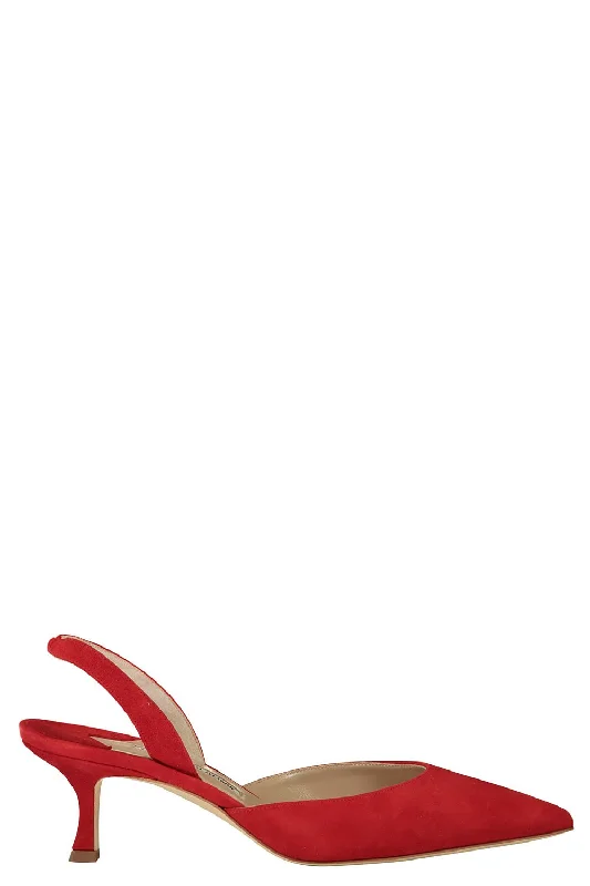 Versatile Heeled Sandals for Any Occasion---Carolyne Pump 50 - Bright Red