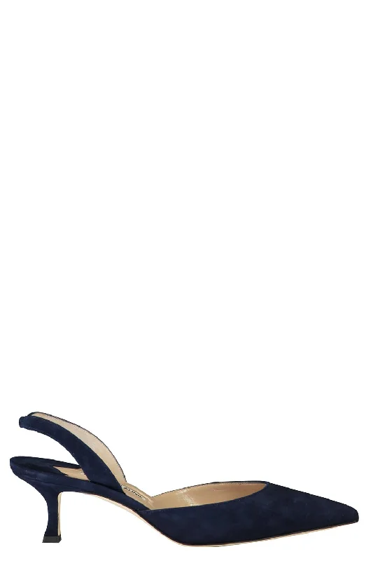 Versatile Heeled Sandals for Any Occasion---Carolyne Pump 50 - Navy