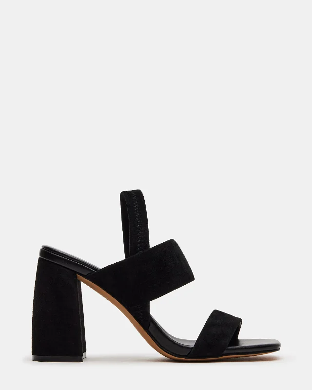 Affordable Suede Ankle Pumps for All-Day Wear--MARBELL BLACK SUEDE