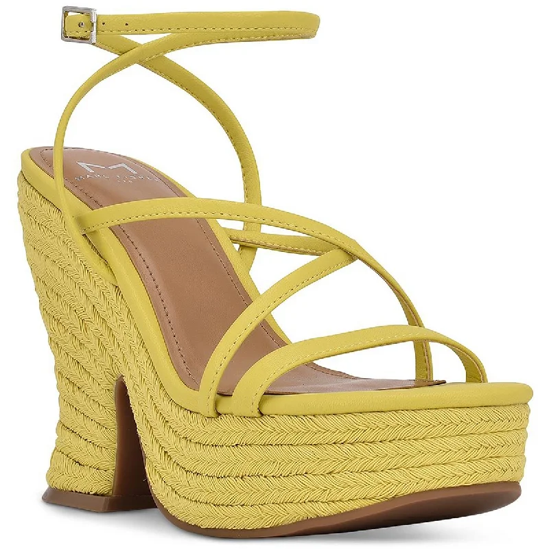 Stylish Ankle Strap Heels for Women--Marc Fisher LTD Womens Fetch Strappy Buckle Ankle Strap