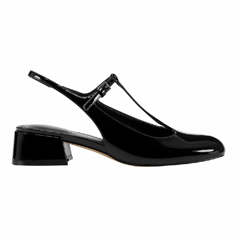 Marc Fisher Ltd Women's Folly Black M---Fashionable Kitten Heels for Date Night