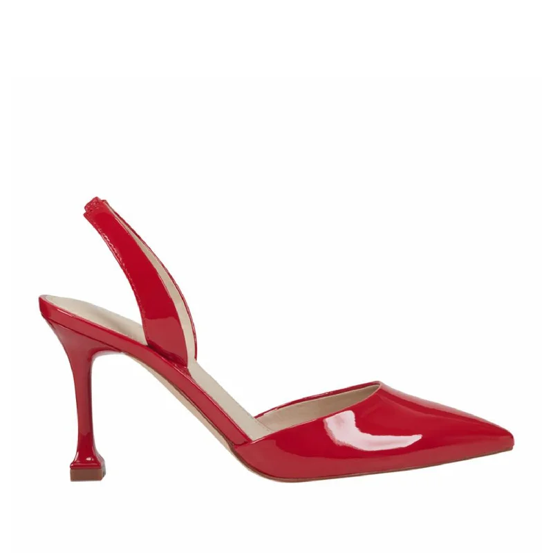 Marc Fisher Women's Hadya Red M---Fashionable Kitten Heels for Date Night