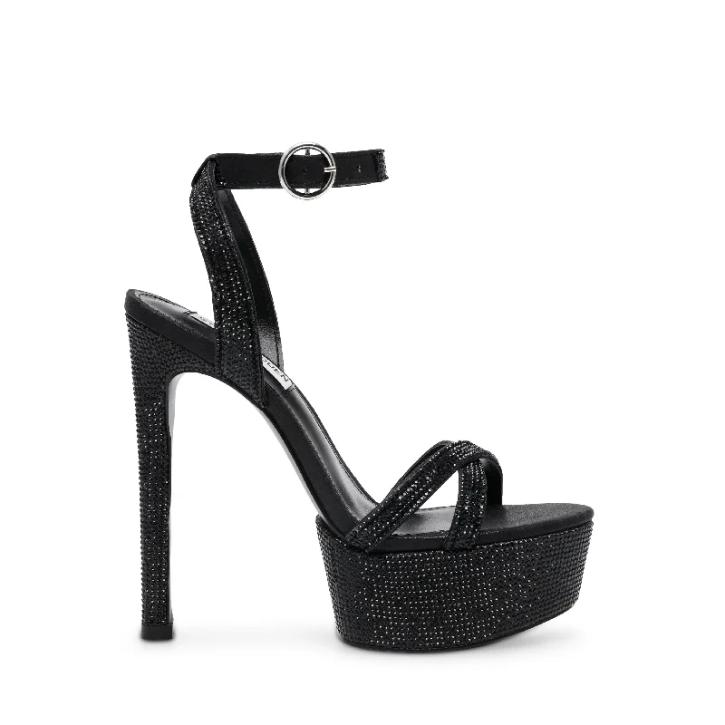 Affordable Rhinestone Pumps for a Dazzling Look---MARCIANA-R BLACK CRYSTAL