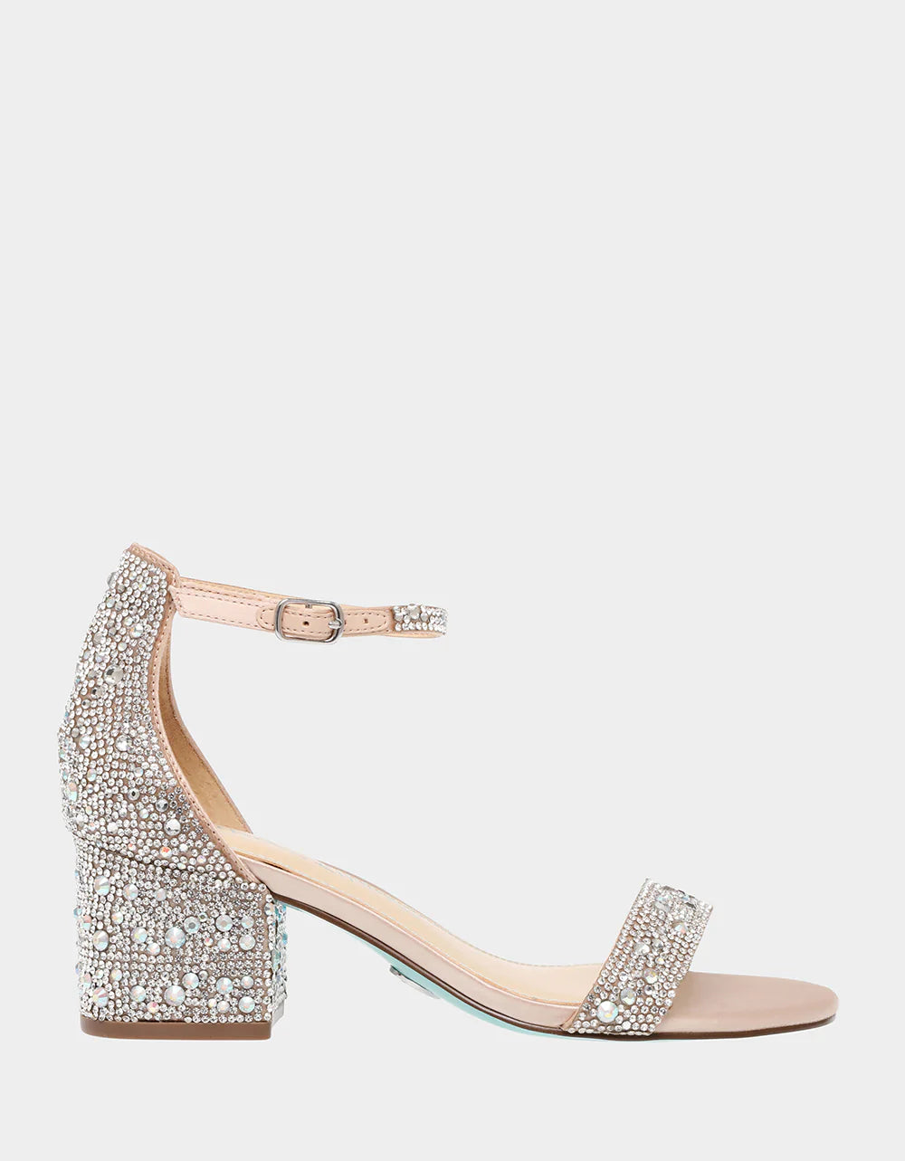 Trendy Chunky Heel Pumps for Casual Wear--Mari Block Heel - Champagne