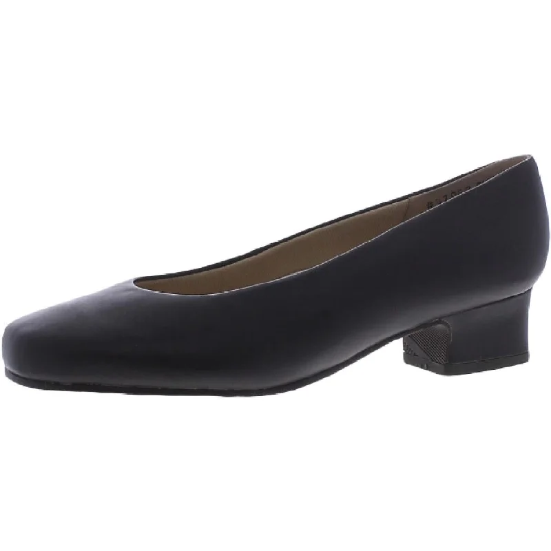 Mark Lemp Classics by Walking Cradles Womens Callie Leather Dress Pumps---Elegant Evening Heels for Weddings and Parties