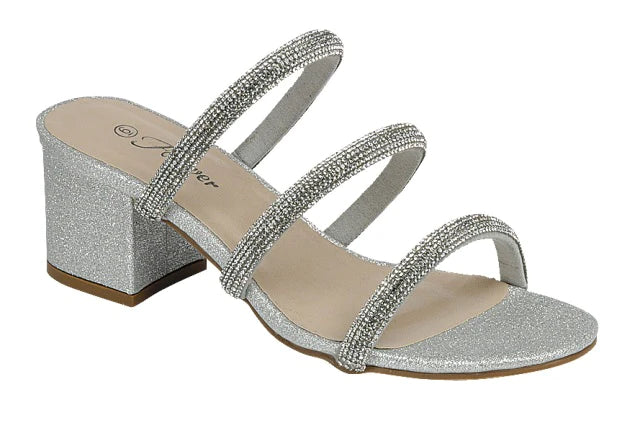 Nataly-35 | Silver---Fashionable Kitten Heels for Date Night