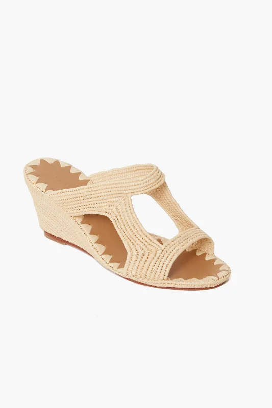 Stiletto Heel Pumps with Perfect Fit--Natural Raffia Tija Heels-Fashionable & Classic