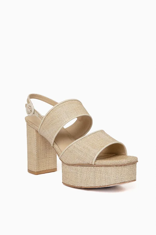 Stylish Platform Heels for Extra Height--Natural Shy Platform