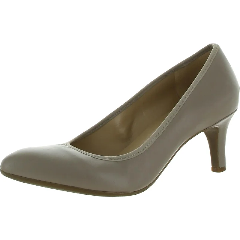 Stiletto Heel Pumps with Perfect Fit--Naturalizer Womens Oden Leather Pointed Toe Dress Pumps-Fashionable & Classic