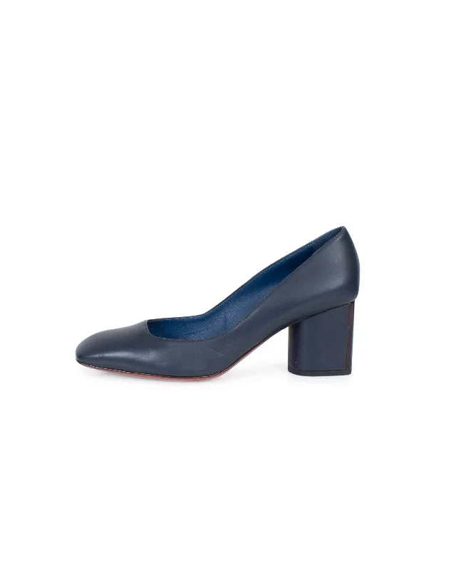 Stiletto Heel Pumps with Perfect Fit--Navy Pumps-Fashionable & Classic