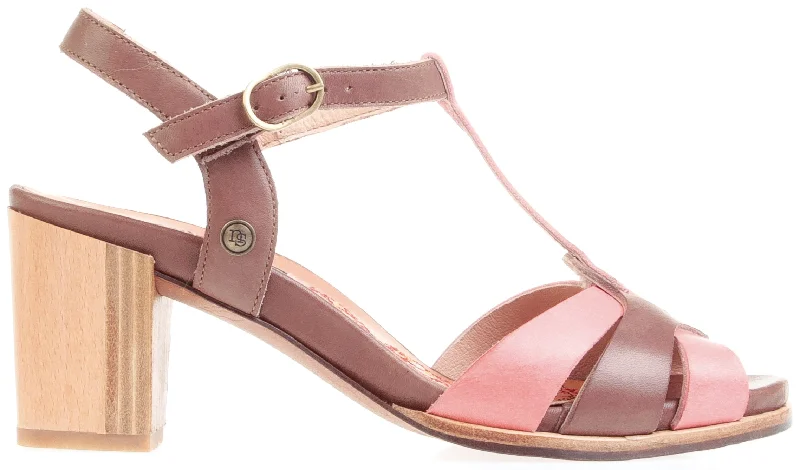 Versatile Heeled Sandals for Any Occasion---Neosens S494 Malbec Hand Finished Women's Heel