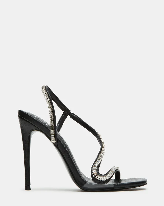 Versatile Heeled Sandals for Any Occasion---NESSA BLACK