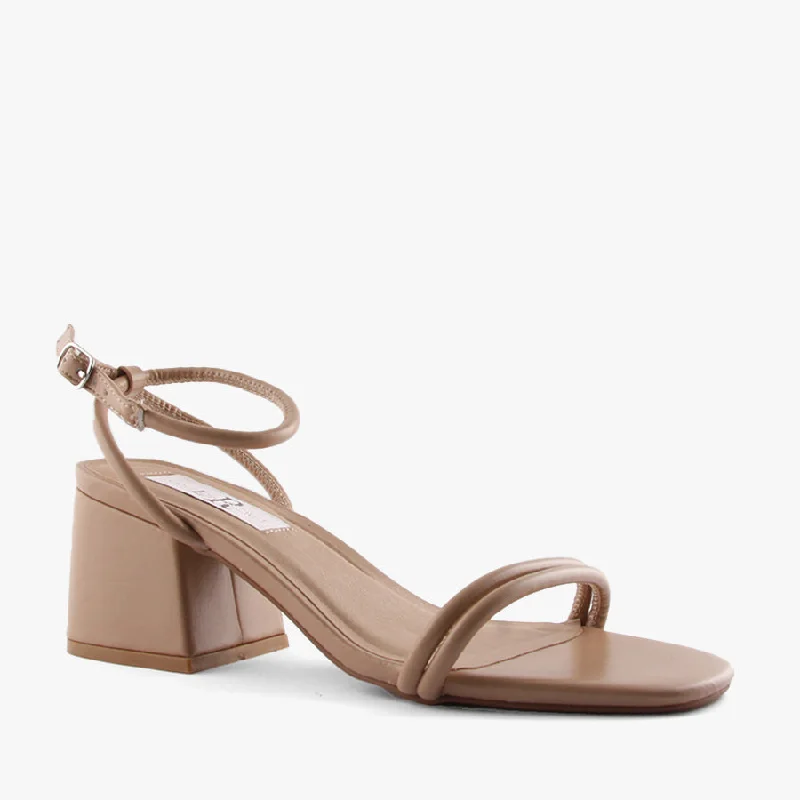 Versatile Heeled Sandals for Any Occasion---NEVE NUDE