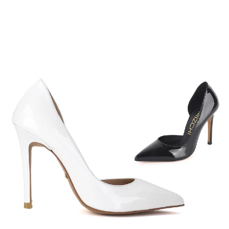 Versatile Heeled Sandals for Any Occasion---NEW DEWEY - black or white