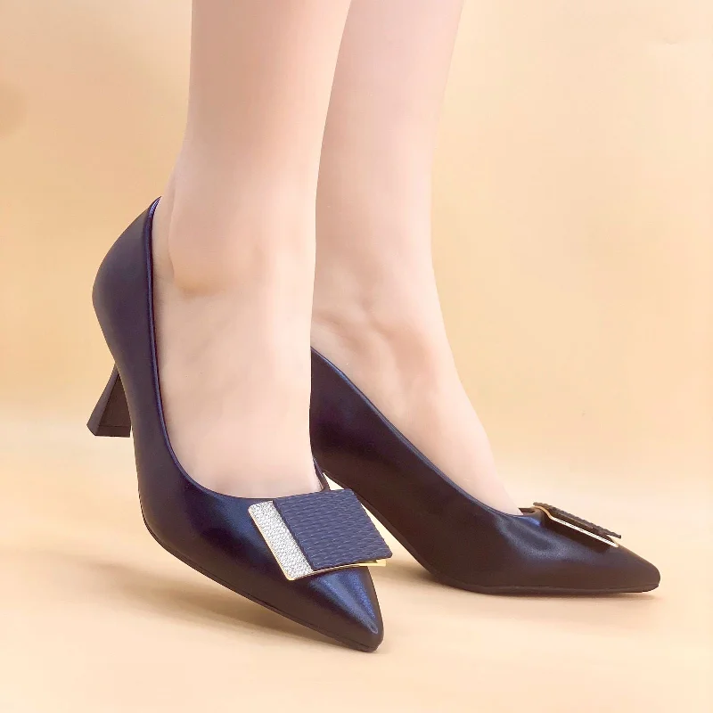 Stiletto Heel Pumps with Perfect Fit--NEW ,  WOMEN SHOES HEELS W136-Fashionable & Classic