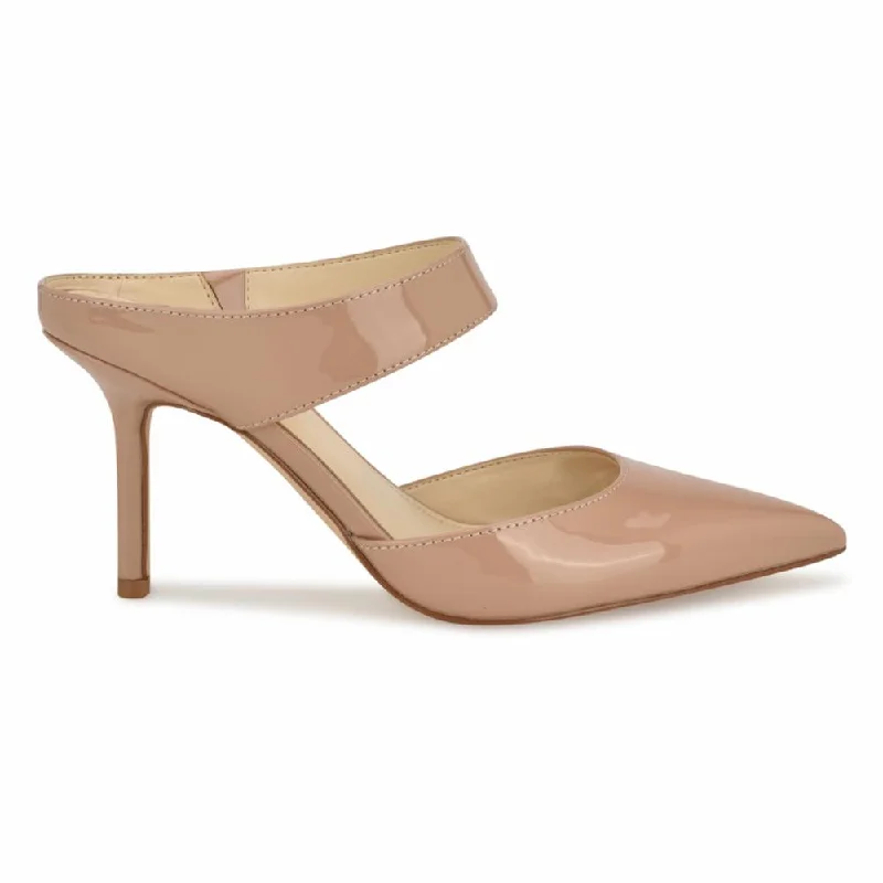 Nine West Women's Darian3 Nude M---Fashionable Kitten Heels for Date Night