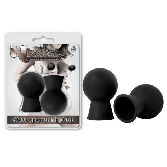 Versatile Heeled Sandals for Any Occasion---Nippless Silicone Nipple Suckers Black