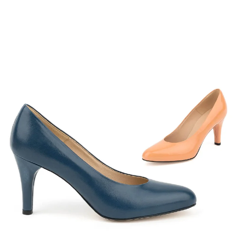 NOTADA - leather pumps---Comfortable Leather Pumps for Office and Everyday Wear